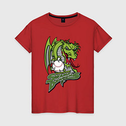 Женская футболка Shreveport swamp dragons - baseball team