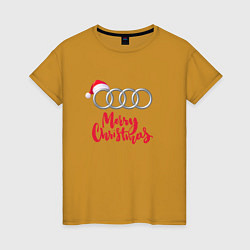 Женская футболка AUDI MERRY CHRISTMAS