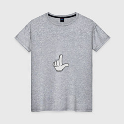 Женская футболка Граффити палец вверх