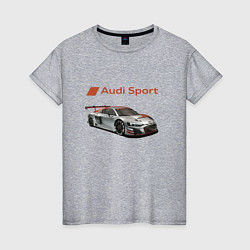 Женская футболка Audi sport - racing team