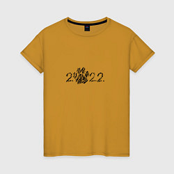 Женская футболка Новый 2022 год символ года
