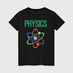 Женская футболка Науки делятся на две группы - на физику и собирани
