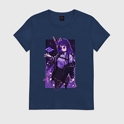 Женская футболка Баал модная Шогун Райден Геншин