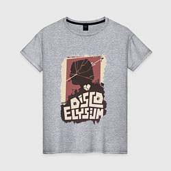 Футболка хлопковая женская Пороки Дюбуа, цвет: меланж