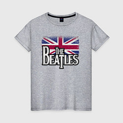 Женская футболка The Beatles Great Britain Битлз