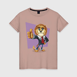 Женская футболка Lion - boss