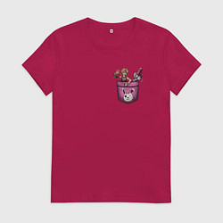 Женская футболка Крошка Тина в кармане