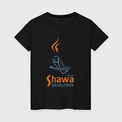 Женская футболка Senior Shawa Developer