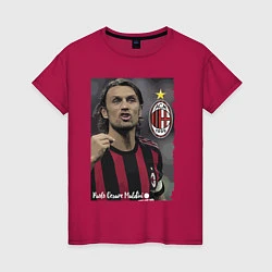 Женская футболка Paolo Cesare Maldini - Milan, captain