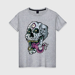 Женская футболка Art skull 2022