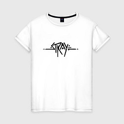 Женская футболка Stray Logo