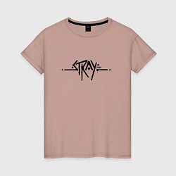 Женская футболка Stray Logo