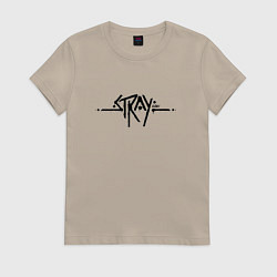 Женская футболка Stray Logo