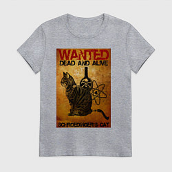 Женская футболка Разыскивается Кот