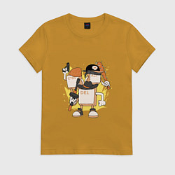 Женская футболка CTRLALTDEL для программиста