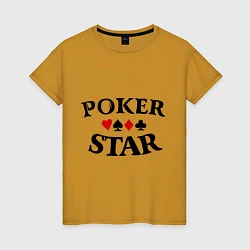 Женская футболка Poker Star