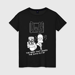 Женская футболка DUFF, SIMPSONS, Симпсоны