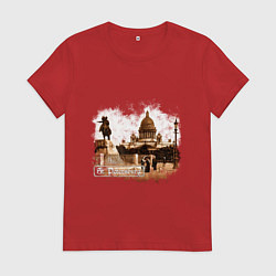 Женская футболка Санкт-Петербург Ретро Питер