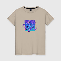 Женская футболка Волшебный осьминог
