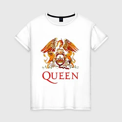 Женская футболка Queen, логотип