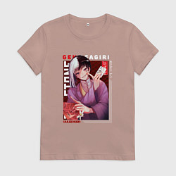 Женская футболка Доктор Стоун Dr Stone, Гэн Асагири