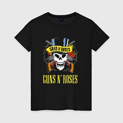 Женская футболка GUNS N ROSES ГРУППА