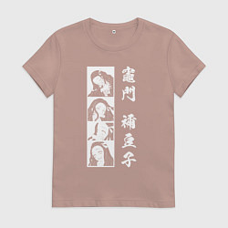 Женская футболка Клинок, рассекающий демонов Незуко