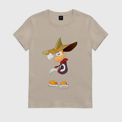 Женская футболка Rayman в шляпе