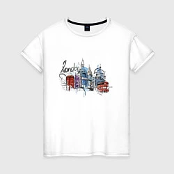 Женская футболка London England