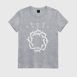 Женская футболка Bad Omens logo