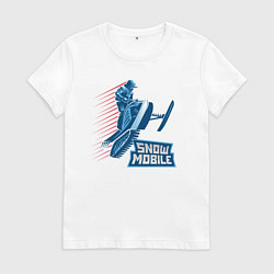 Женская футболка Ride Snowmobile