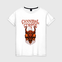 Женская футболка Cannibal Corpse Skulls