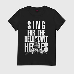 Футболка хлопковая женская Леви Аккерман - Levi Ackerman, цвет: черный