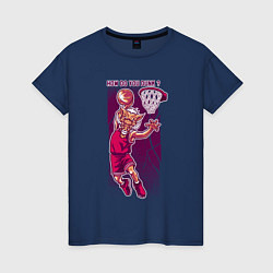 Женская футболка Кабан баскетболист