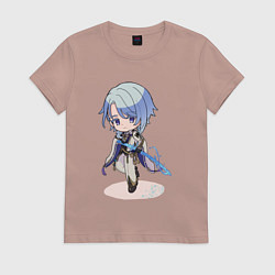 Женская футболка Чиби Аято в деле