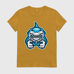 Женская футболка Shark player