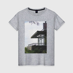 Женская футболка Панорамный Дом