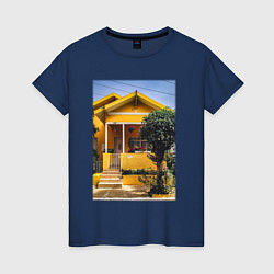 Женская футболка Жёлтый Дом