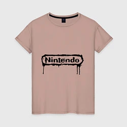 Женская футболка Nintendo streaks