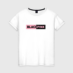 Женская футболка BLACKPINK ЛОГОТИП