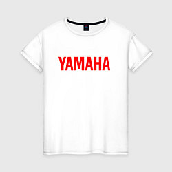 Женская футболка YAMAHA - ЛОГО НА СПИНЕ