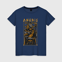 Женская футболка Воин Анубис