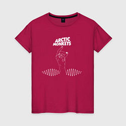 Футболка хлопковая женская Arctic Monkeys mardy bum, цвет: маджента
