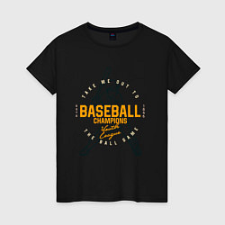 Женская футболка Американский бейсбол