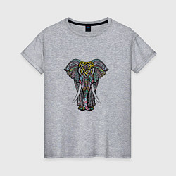 Женская футболка Indian elephant