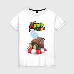 Женская футболка Goomba Super Mario 3D Land