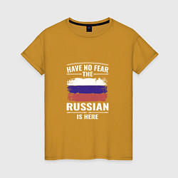 Женская футболка Русский здесь