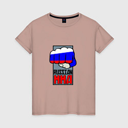 Женская футболка Russian MMA