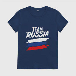 Женская футболка Team - Russia