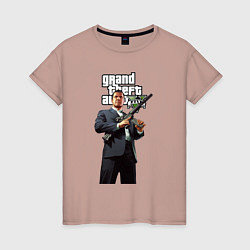 Женская футболка GTA 5 Gangster